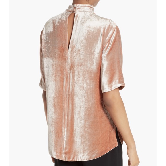 A.L.C. Blaise Pink Velvet Top - Picture 5 of 10